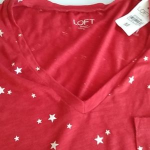 2 BRAND NEW ANN TAYLOR Loft T shirt and brand new Gap T shirt both NWT